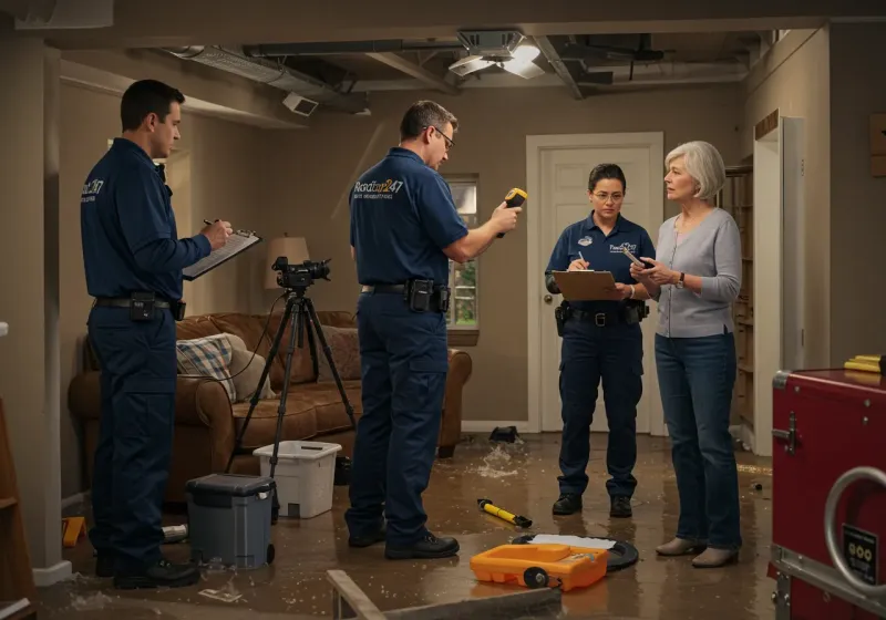 Water Damage Assessment and Insurance Documentation process in McLendon-Chisholm, TX