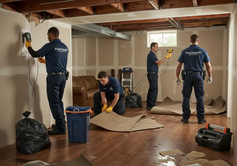 Flood DamageMaterial Assessment and Debris Removal process in McLendon-Chisholm, TX